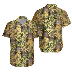 Anderson Dress Tartan Vintage Leaves Hawaiian Shirt