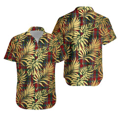 Anderson of Ardbrake Tartan Vintage Leaves Hawaiian Shirt