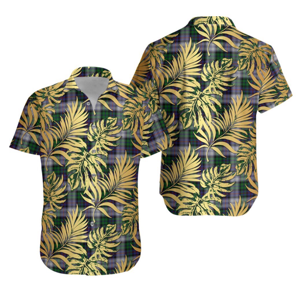 Argyle Dress Tartan Vintage Leaves Hawaiian Shirt