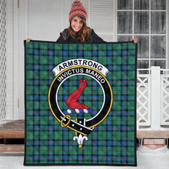 Armstrong Ancient Tartan Crest Quilt