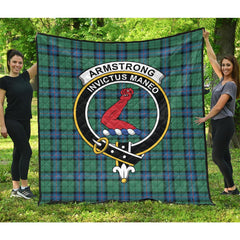 Armstrong Ancient Tartan Crest Quilt