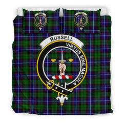 Russell Tartan Crest Bedding Set