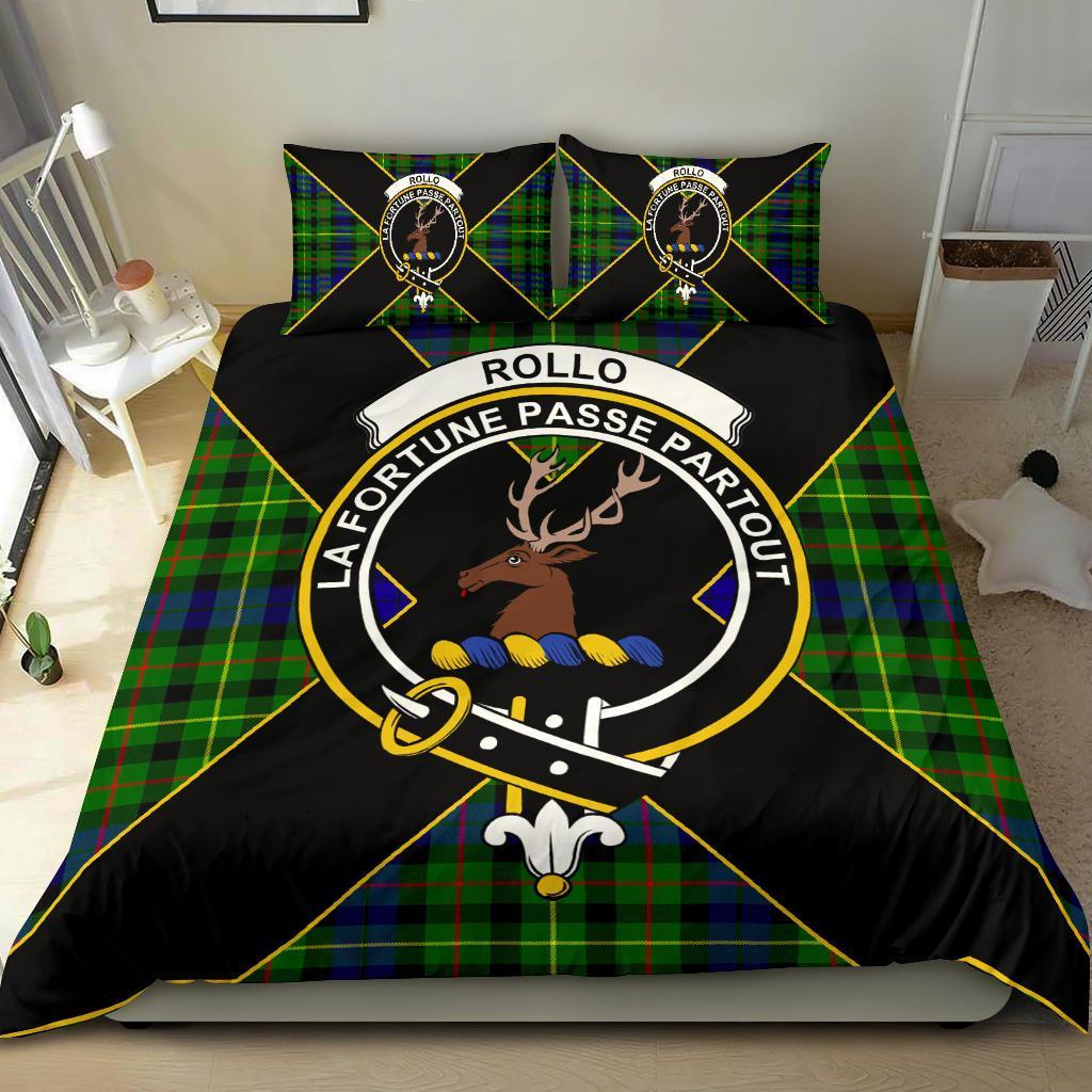 Rollo Tartan Crest Bedding Set - Luxury Style