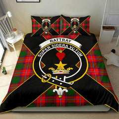 Rattray Tartan Crest Bedding Set - Luxury Style