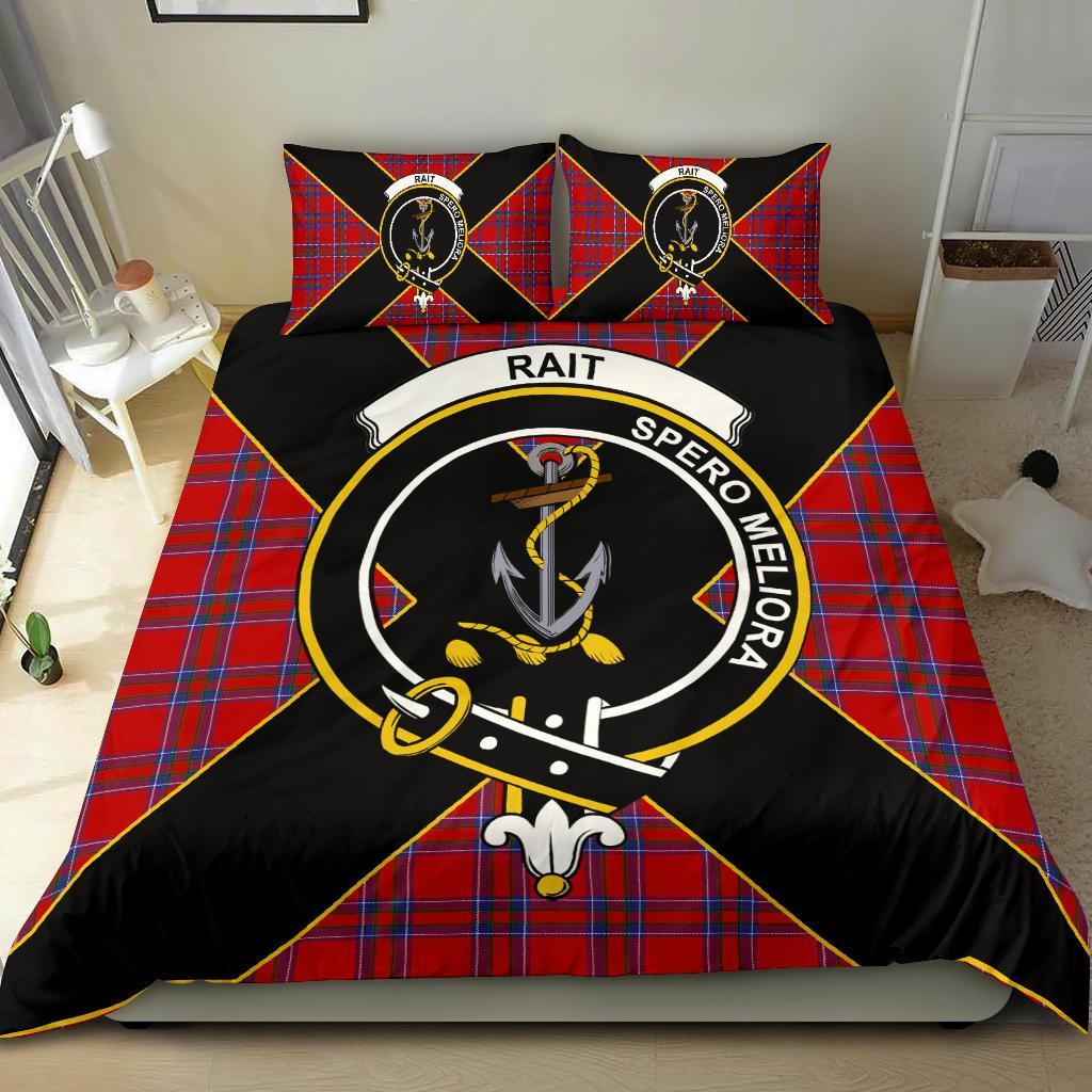 Rait Tartan Crest Bedding Set - Luxury Style