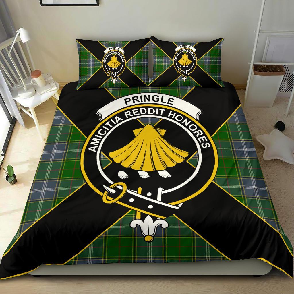 Pringle Tartan Crest Bedding Set - Luxury Style