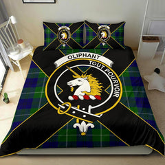 Oliphant Tartan Crest Bedding Set - Luxury Style