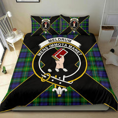 Meldrum Tartan Crest Bedding Set - Luxury Style