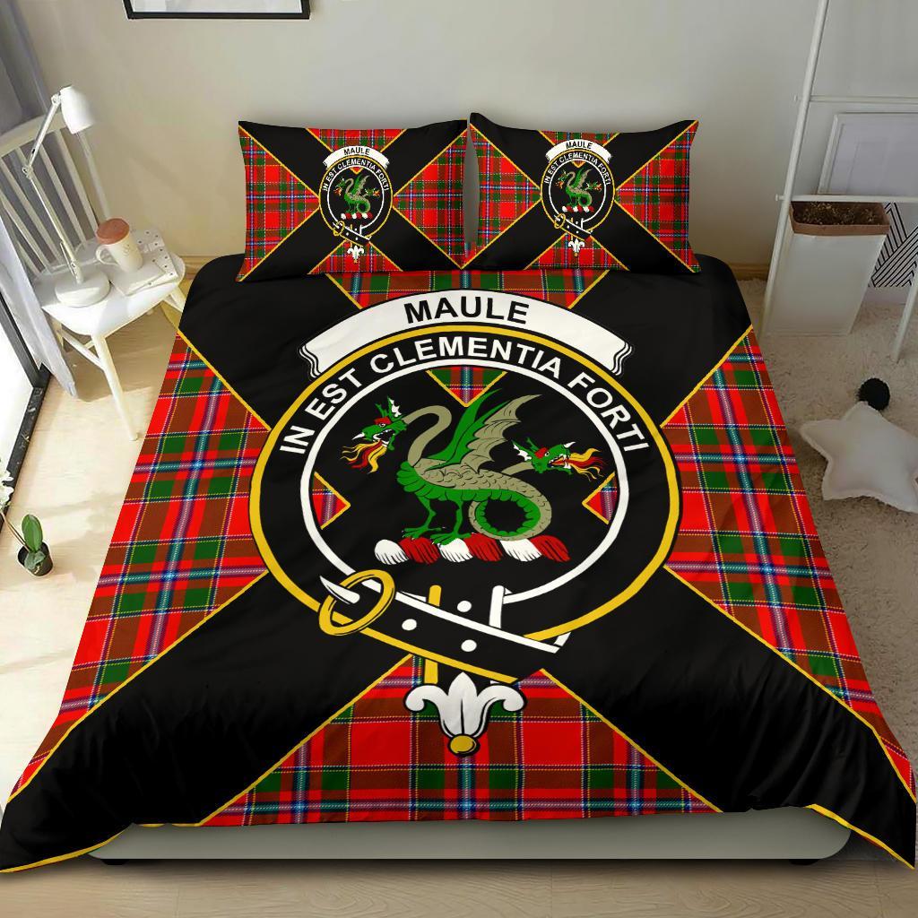 Maule Tartan Crest Bedding Set - Luxury Style