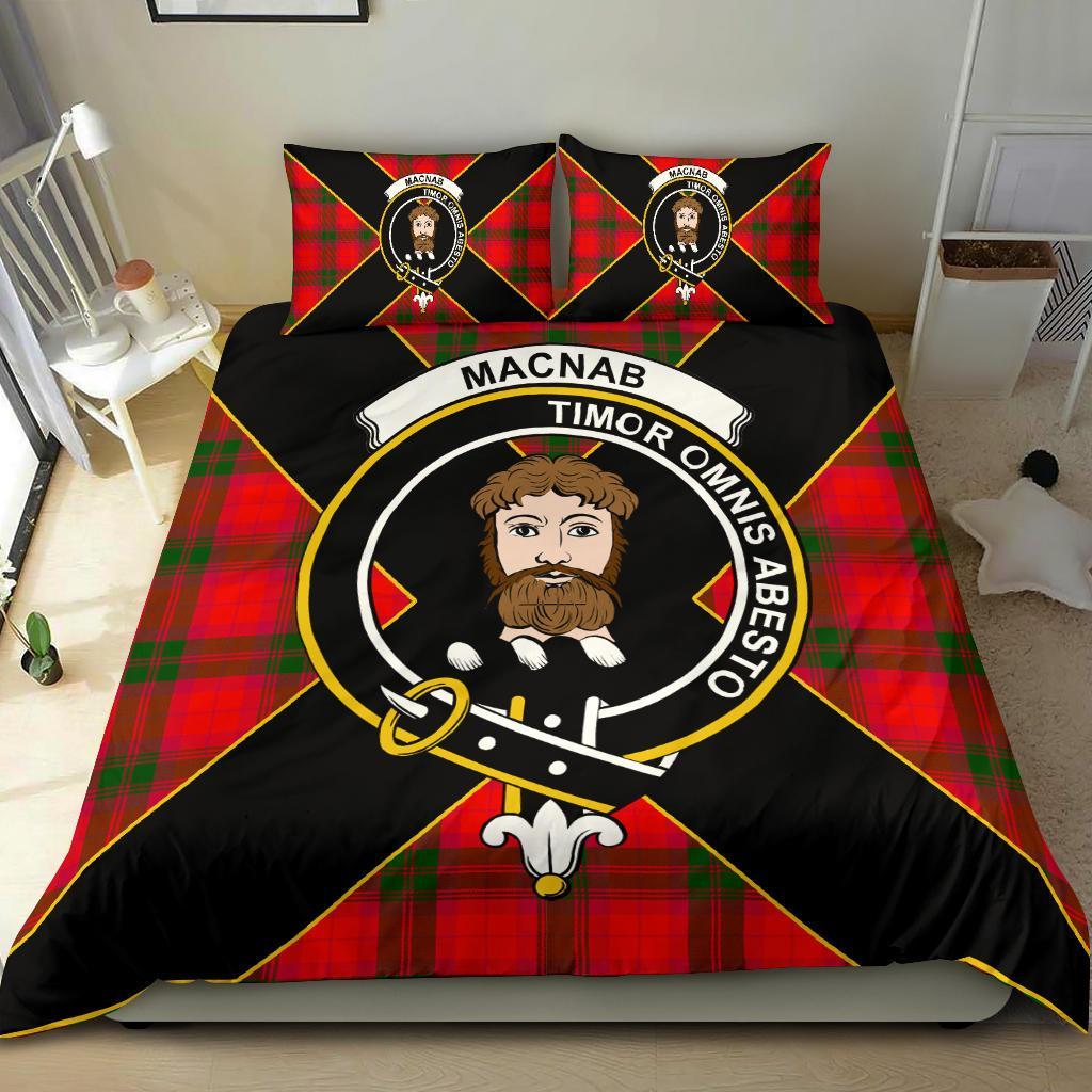 MacNab Tartan Crest Bedding Set - Luxury Style