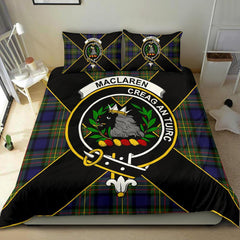 MacLaren Tartan Crest Bedding Set - Luxury Style