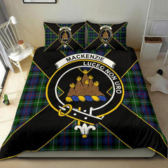 MacKenzie Tartan Crest Bedding Set - Luxury Style