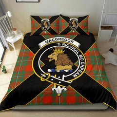 MacGregor Tartan Crest Bedding Set - Luxury Style