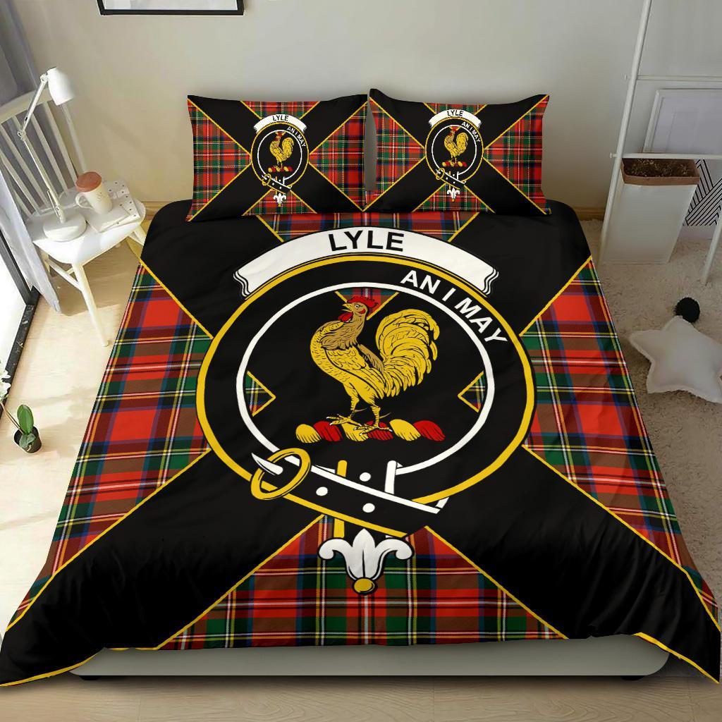 Lyle Tartan Crest Bedding Set - Luxury Style