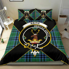 Keith Tartan Crest Bedding Set - Luxury Style