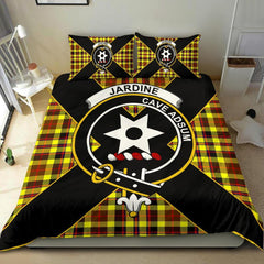 Jardine Tartan Crest Bedding Set - Luxury Style