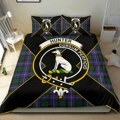 Hunter Tartan Crest Bedding Set