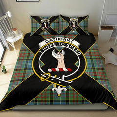 Cathcart Tartan Crest Bedding Set - Luxury Style