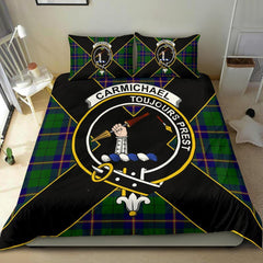 Carmichael Tartan Crest Bedding Set - Luxury Style