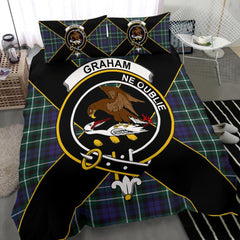 Graham Tartan Crest Bedding Set - Luxury Style