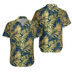 Baird Ancient Tartan Vintage Leaves Hawaiian Shirt