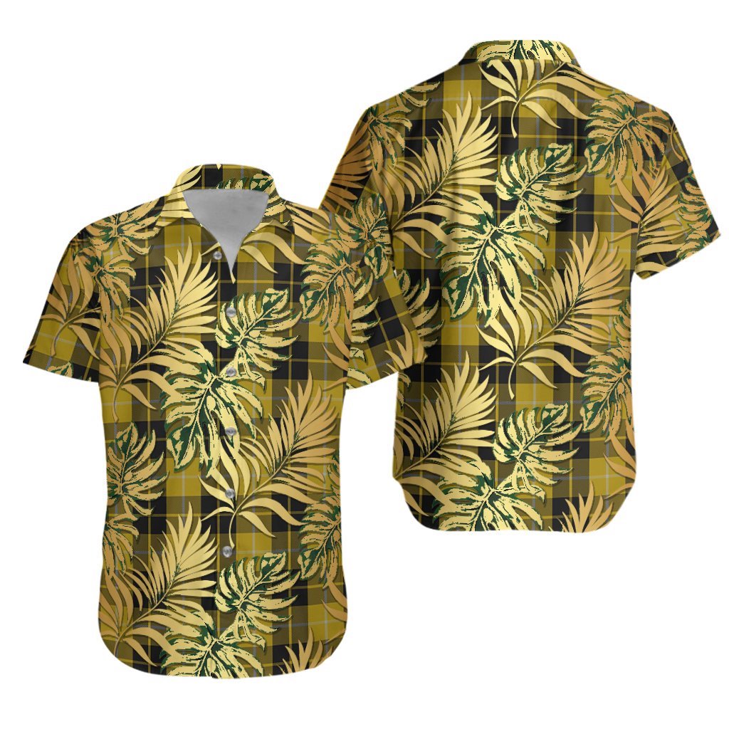 Barclay Dress Tartan Vintage Leaves Hawaiian Shirt