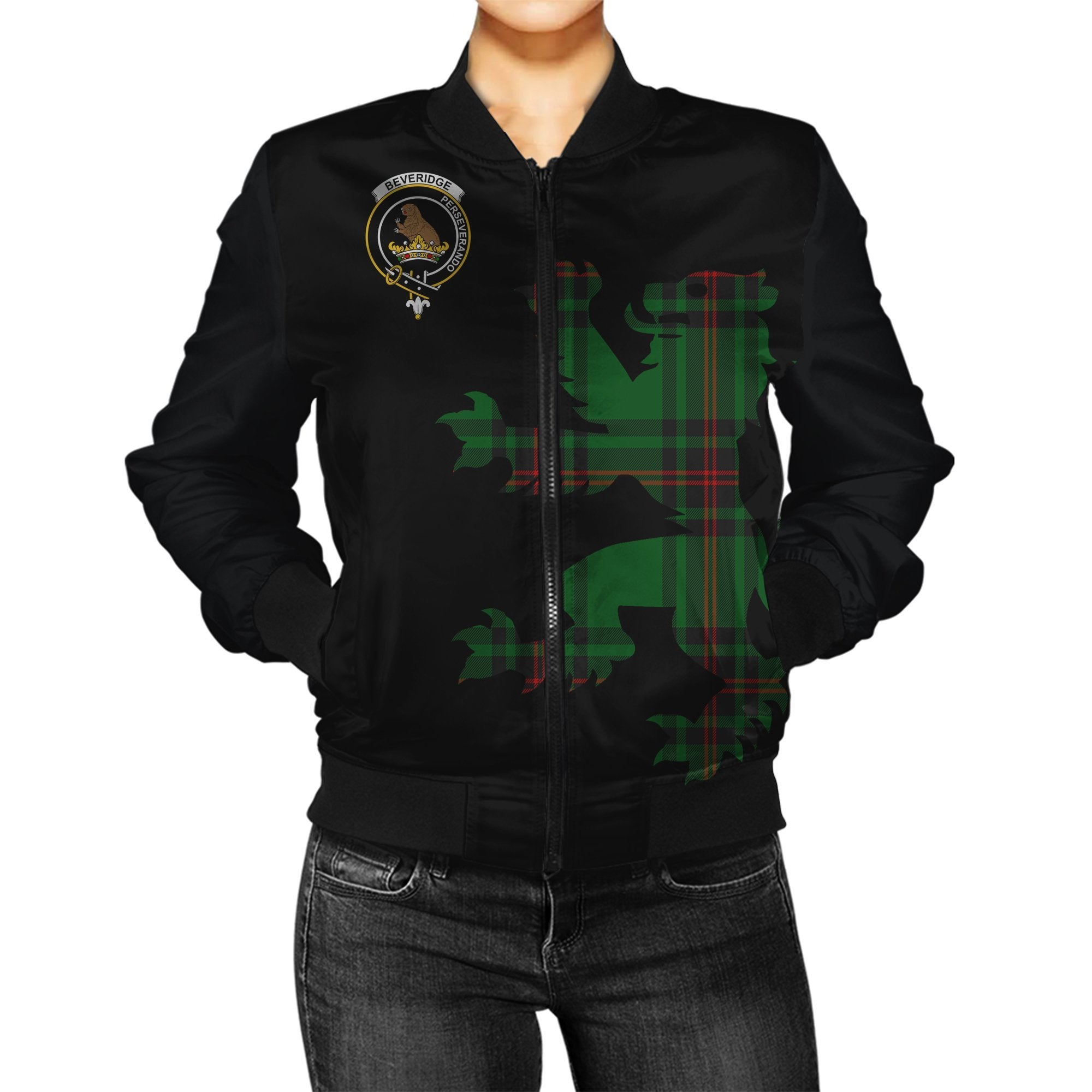 Beveridge Tartan Bomber Jacket Lion & Thistle