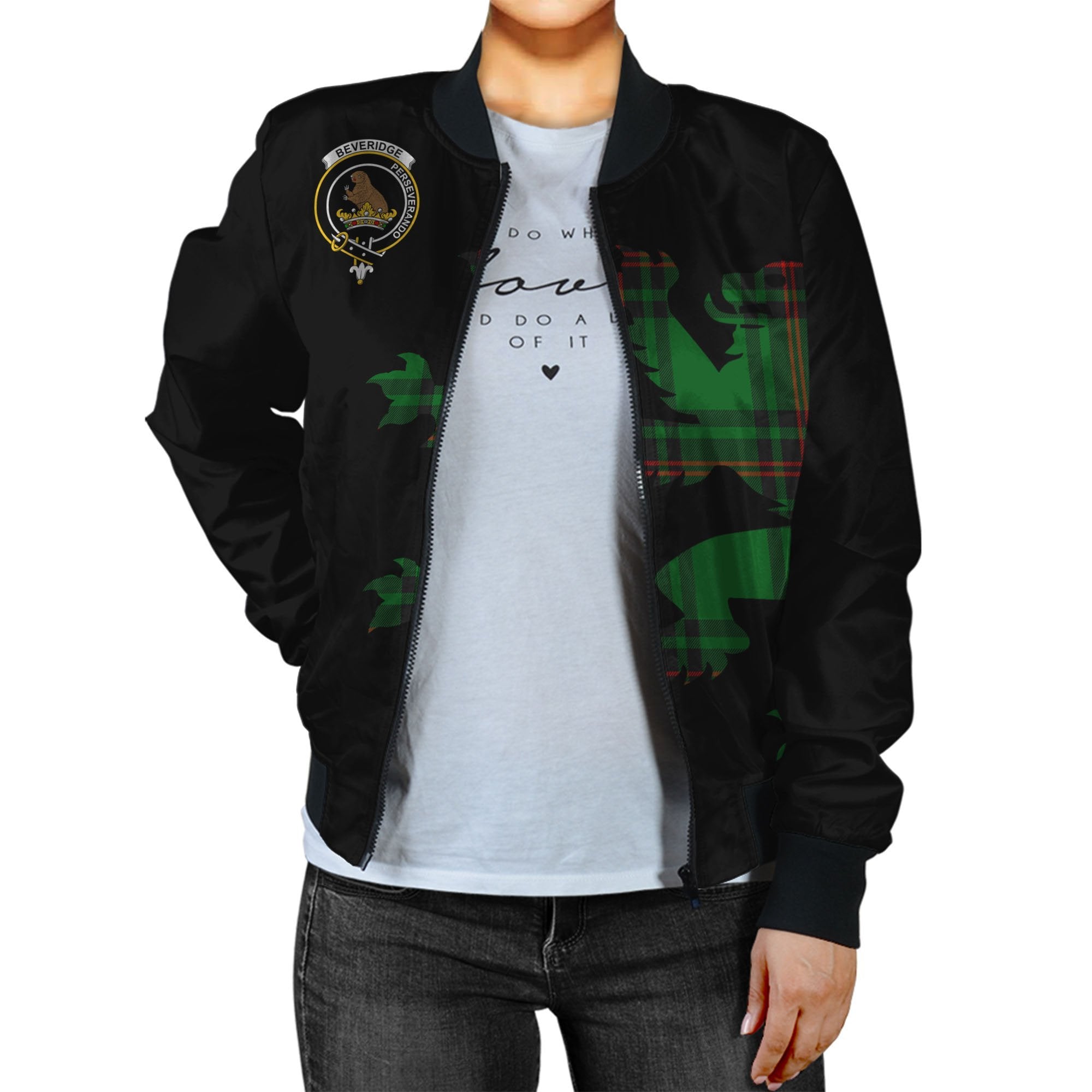 Beveridge Tartan Bomber Jacket Lion & Thistle