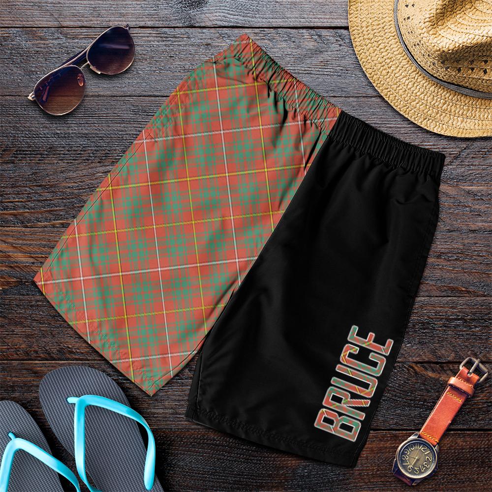 Bruce Ancient Tartan Crest Men's Short - Cross Style