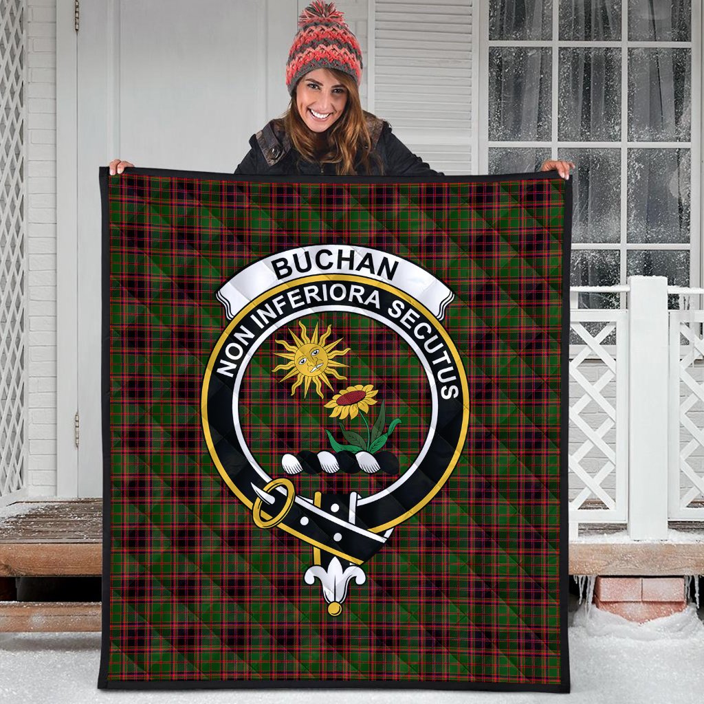 Buchan Modern Tartan Crest Quilt