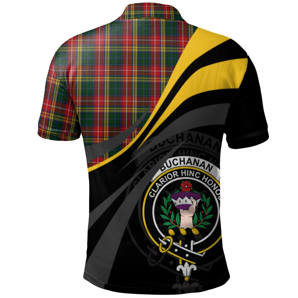Buchanan 04 Tartan Polo Shirt - Royal Coat Of Arms Style