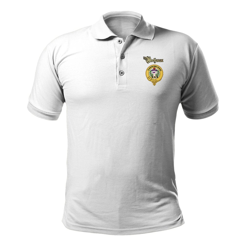 Buchanan Tartan Crest Polo Shirt