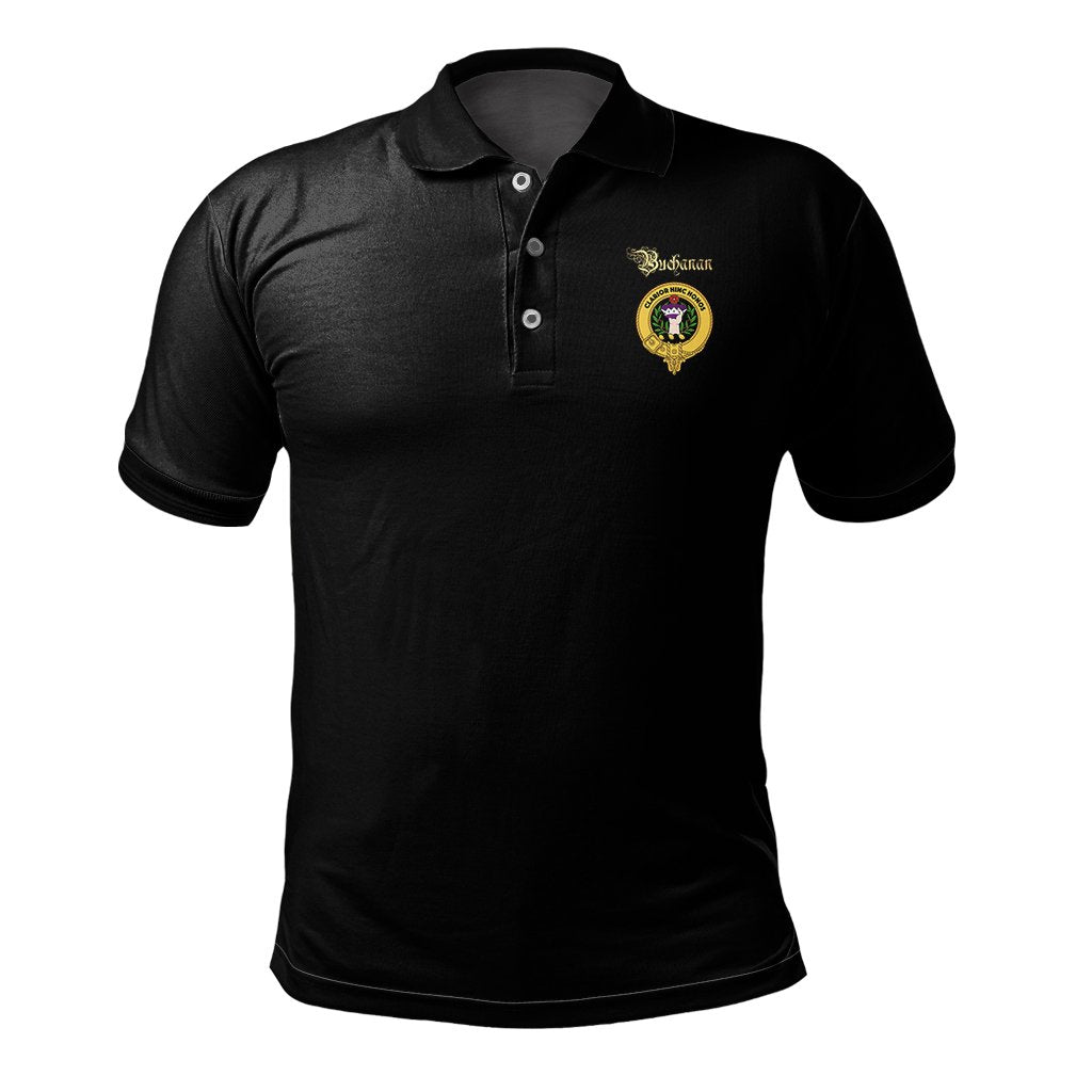 Buchanan Tartan Crest Polo Shirt