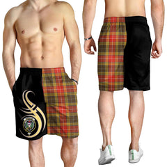 Buchanan Old Set Weathered Tartan Crest Men's Short PM8