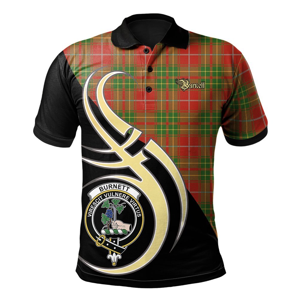 Burnett Ancient Tartan Polo Shirt - Believe In Me Style