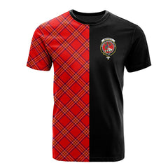 Burnett Modern Tartan T-Shirt Half of Me - Cross Style