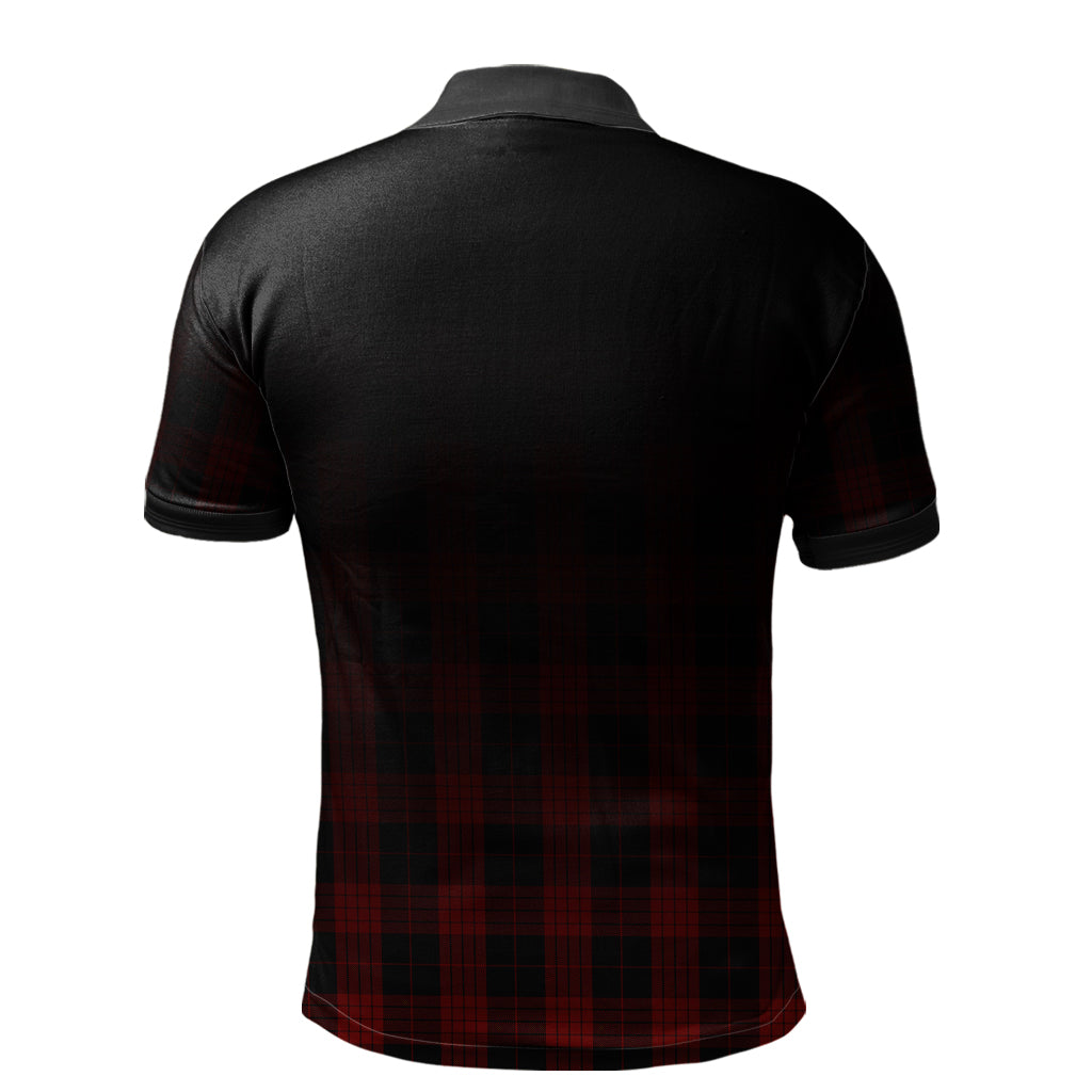 Cameron Black and Red Tartan Polo Shirt - Alba Celtic Style