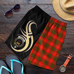 Cameron Modern Tartan Crest Men's Short PM8
