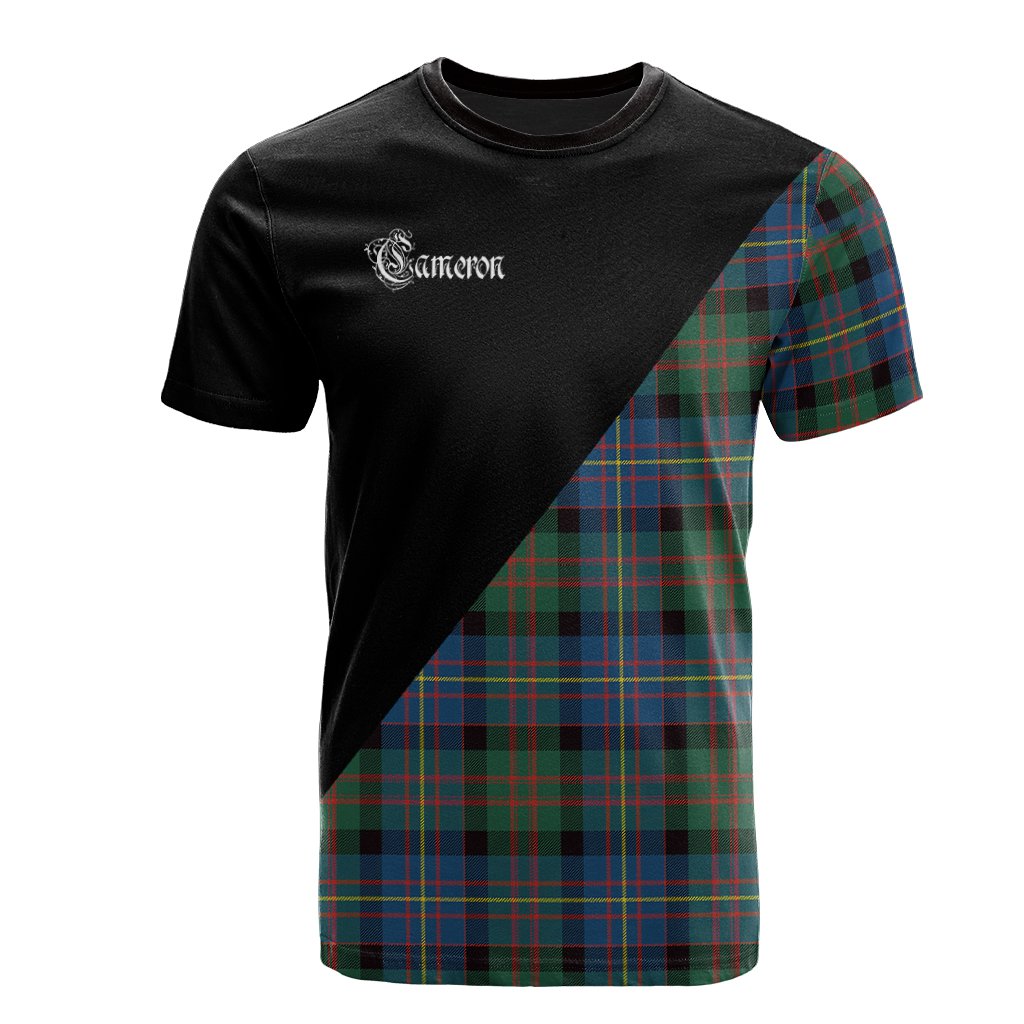 Cameron of Erracht Ancient Tartan - Military T-Shirt