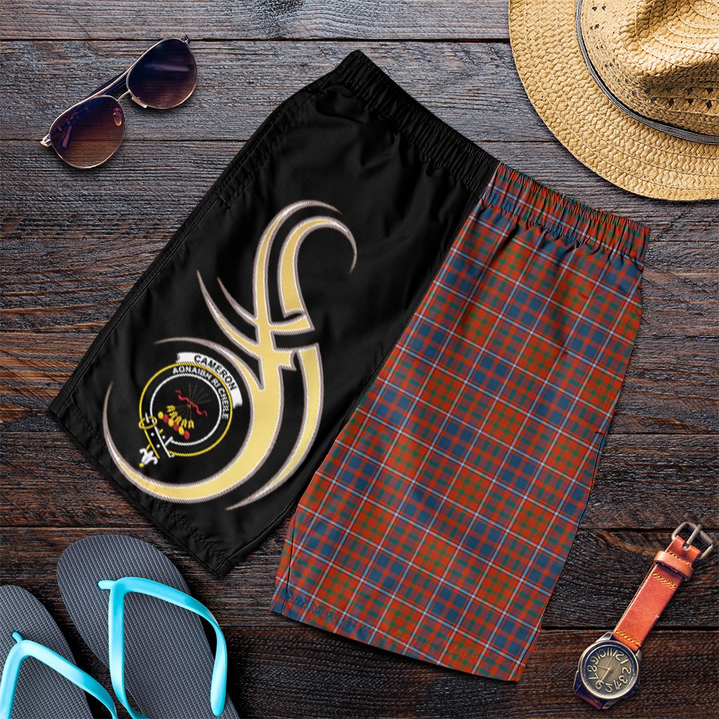 Cameron of Lochiel Ancient Tartan Crest Men's Short PM8
