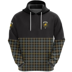Campbell Argyll Weathered Clan Half Of Tartan Hoodie