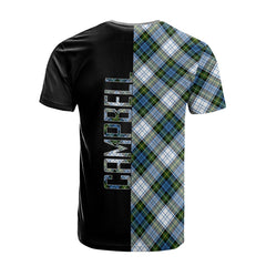 Campbell Dress Tartan T-Shirt Half of Me - Cross Style