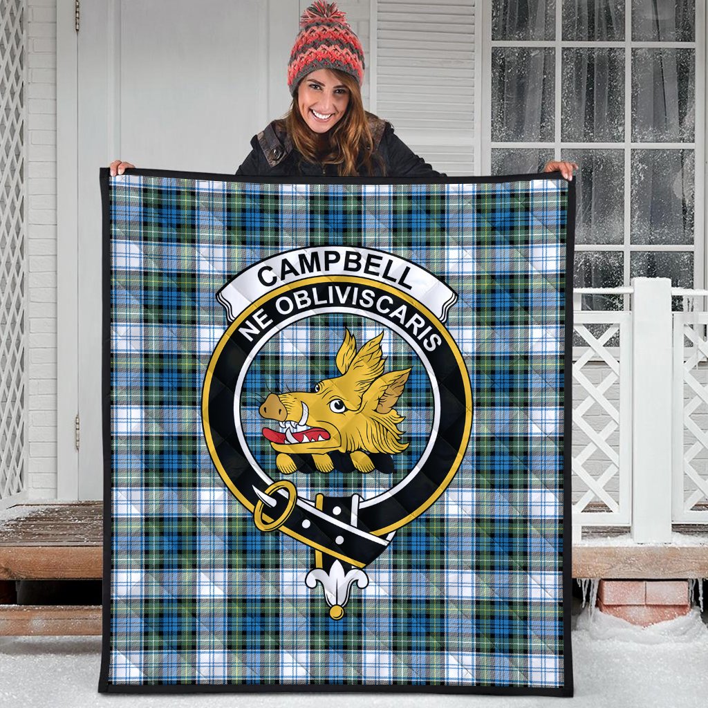 Campbell Dress Ancient Tartan Crest Quilt