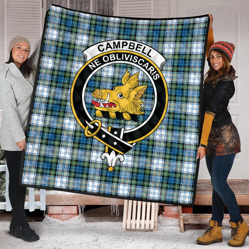Campbell Dress Ancient Tartan Crest Quilt