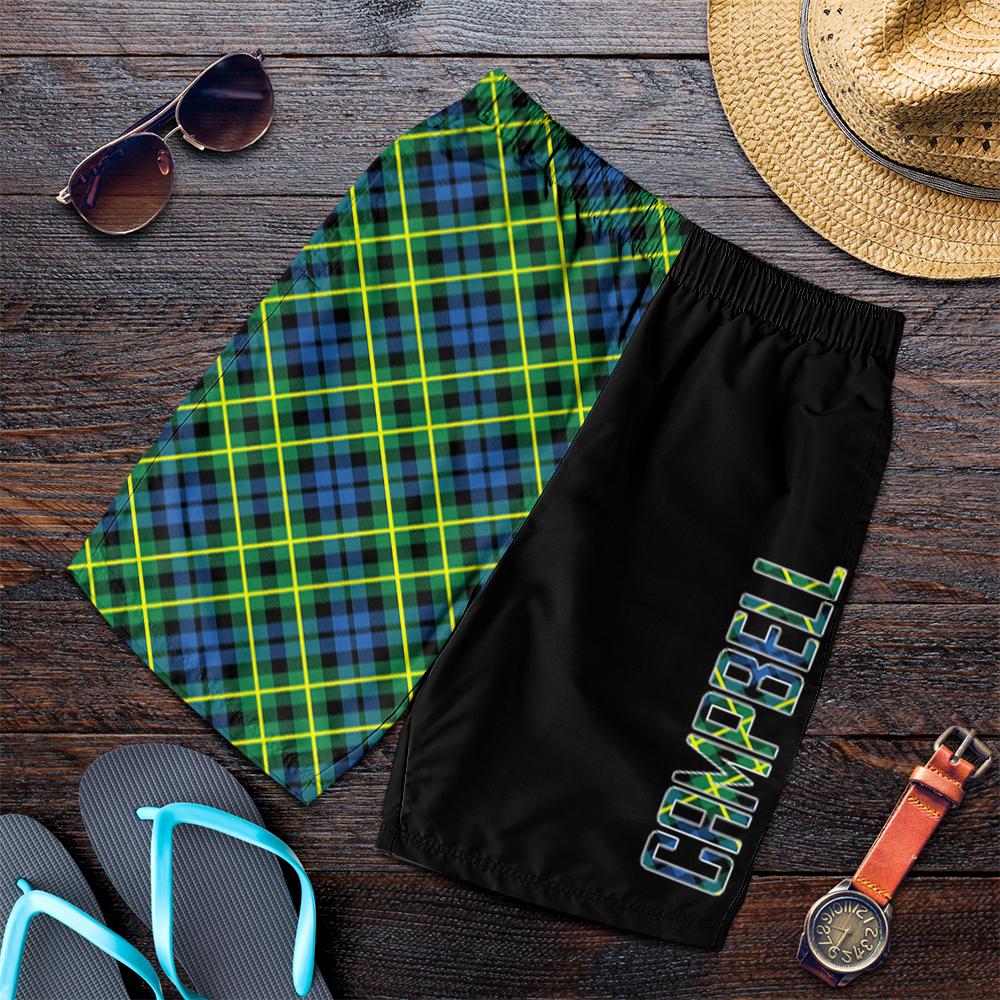 Campbell of Breadalbane Ancient Tartan Crest Men's Short - Cross Style