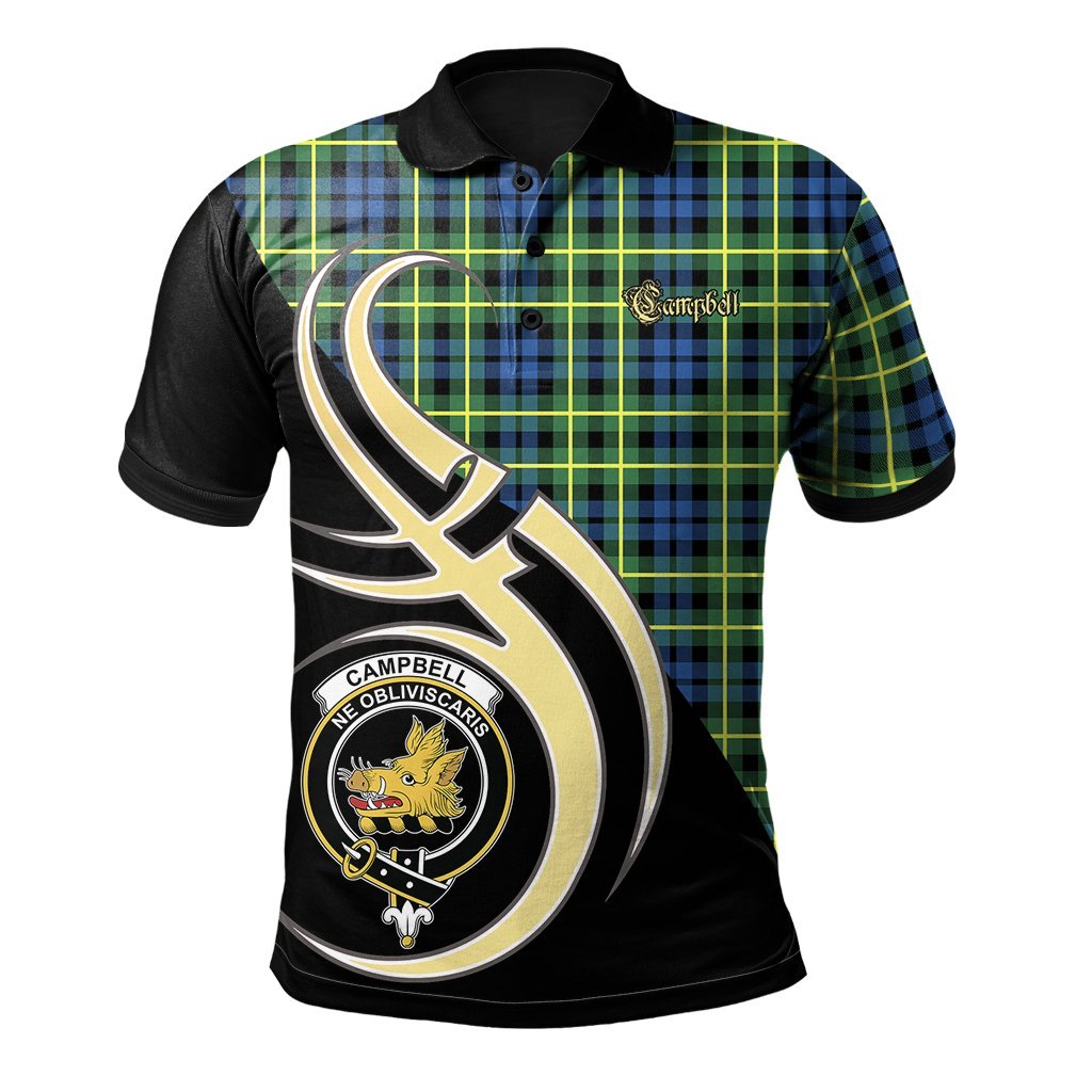 Campbell of Breadalbane Ancient Tartan Polo Shirt - Believe In Me Style