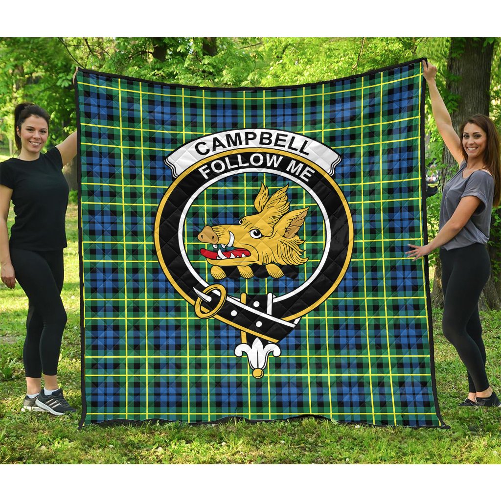 Campbell of Breadalbane Ancient Tartan Crest Quilt