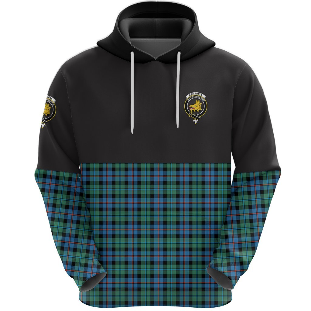 Campbell of Cawdor Ancient Clan Half Of Tartan Hoodie