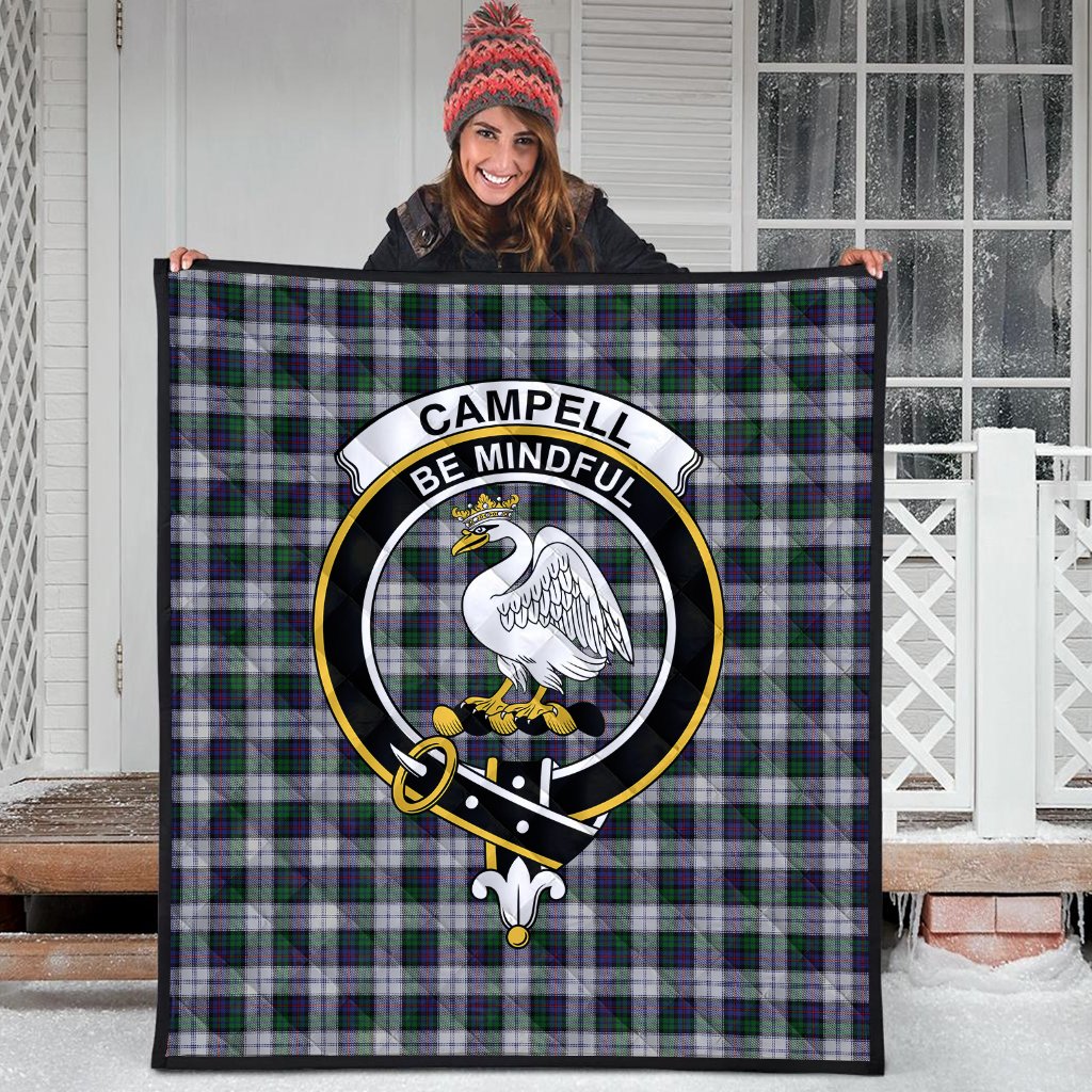Campbell of Cawdor Dress Tartan Crest Quilt