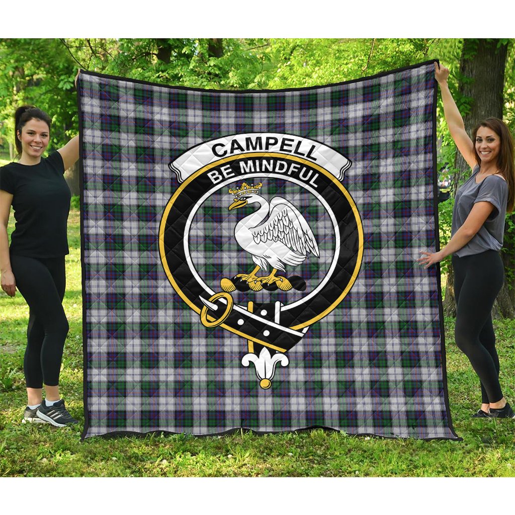 Campbell of Cawdor Dress Tartan Crest Quilt